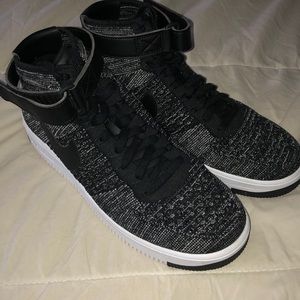 Nike Oreo Flynit MidTop Airforce 1's